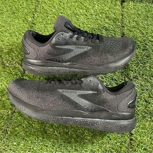 Brooks Ghost 16 Black Athletic Running Men Sneaker Size 11.5 4E Extra Wide